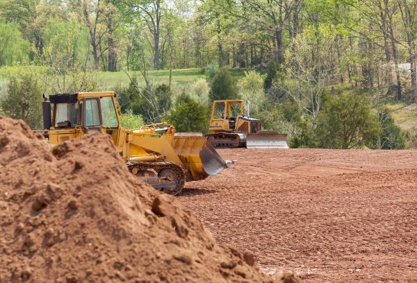 Bulldozer Land Clearing in Sherman